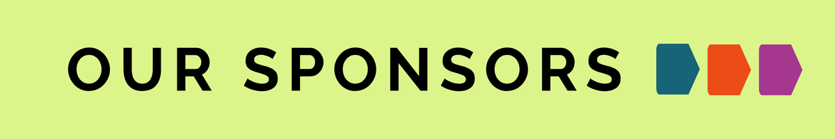 Our Sponsors section header