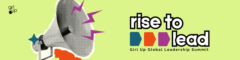 Rise to Lead page header featuring a megaphone with lightning bolts coming out of i9t